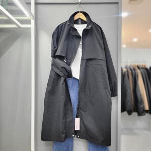 [무자크]하이넥스트링 오버핏 사파리 롱점퍼 P2JP06