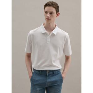 [갤럭시][갤럭시] 코튼 써머 폴로넥 티셔츠  화이트 (GA5342U031