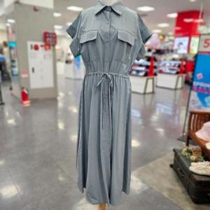 스테파니 HC07 양포켓 카라 원피스 A25SO5206