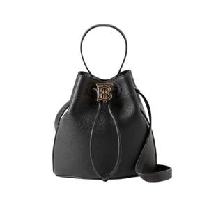 버버리 미니 그레이니 레더 TB 버킷백 블랙 8066182