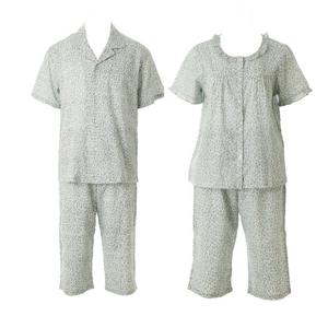 와코루 시원한 면레이온 요루원단 열매나염 커플파자마 WPA7167MWPA7167W