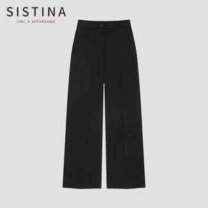 [SISTINA] 인기 포멀 와이드 셋업 팬츠_AWSSLP21040_BK