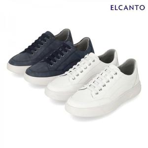 엘칸토  (LCMS63U513) 남성 소가죽 스티치포인트 스니커즈 4cm