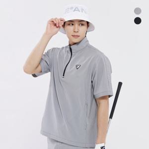 [와이드앵글] 남성 CO 써커 쿼터집업 아노락 M_WMM25174