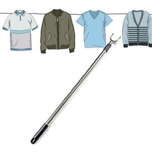 옷걸이봉 집게 행거 봉 막대 가제트팔 스테인리스