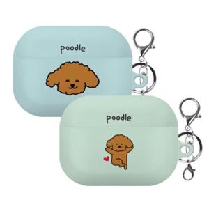 아트박스/원스 푸들 에어팟 프로 하드 케이스(i) + 기본 키링