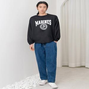 [리빌모아]남자 핀턱 오버핏 배기 데님 청바지 DJ2-JEA-SHSSGWJ2