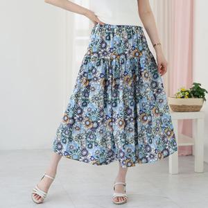 [웬디즈갤러리]썬플라워 롱 스커트/데일리 모임 RSK123