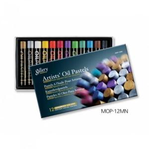 아트박스/문교화학 문교 갤러리오일파스텔 12색(메탈)NEW