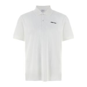 알렉산더맥퀸 로고 자수 반팔 폴로 셔츠 839229QXAAK 9000