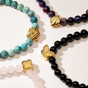 [신상특가] 수앤진골드 위시 원석 팔찌 시리즈 24K 순금 4종 택1