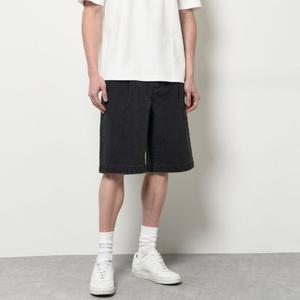 [플랙진]남성 레오 051B 그레이 데님 숏츠 반바지 (PJTH2EO051B)