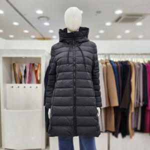 [조이너스]여성 패딩 23신상 경량 거위털 A라인 롱 점퍼 코트DW1