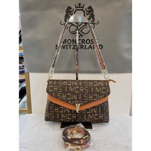 [몽크로스]BEST V라인투톤 자가드숄더&크로스백 WSM81020(브라운