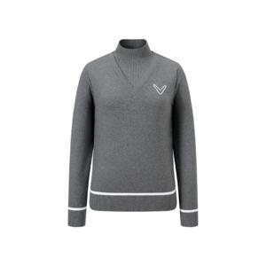 M 캘러웨이골프긴팔티 PQC CWSO24F402_MG 여성 가을 레이어드 넥 긴팔 풀오버