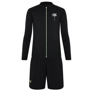 [아레나] 코코스 남성 릴렉스핏 집업 래쉬가드 세트 A5BM1PC10BLK