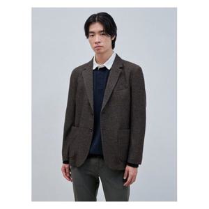 [빈폴멘]프리미엄 멜란지 와플 저지 재킷  브라운 (BC4811C04D)