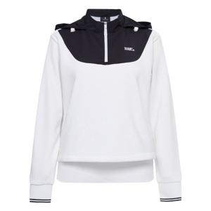 [와이드앵글]여성 TO 우븐 MIX 쿼터 집업 후드 L  WWU25231W3