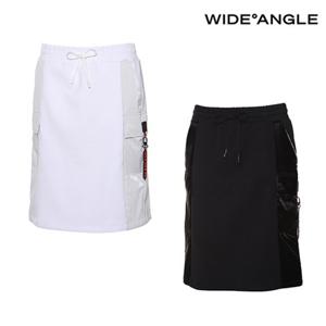 [와이드앵글] WWU23Q01 PF 하이브리드 미들밴딩 스커트