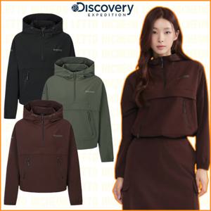 디스커버리 25FW 가을 신상 여성 우븐 트레이닝 세미오버핏 아노락 DWTR45054-ICWJ