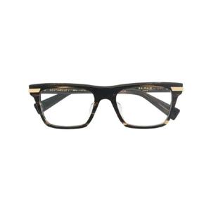 Balmain Eyewear 톨토이즈셸 스퀘어 프레임 안경 BPX114B