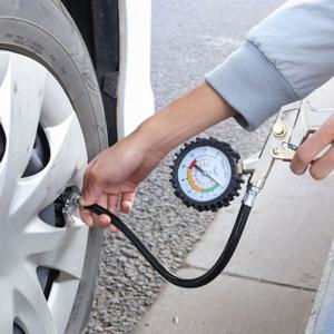 타이어 공기압 에어 게이지 공기주입기