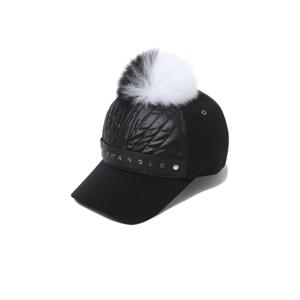 [와이드앵글]여성 CO 퀼팅 믹스 귀달이 6쪽캡 WWW23C10Z1