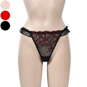 세련되고 고급스러운 프릴 레이스 포인트 여성 티팬티