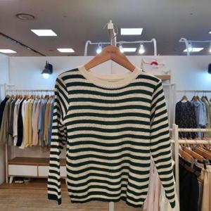 무자크 HC36 스트라이프7부소매니트 mp7wkt0848f