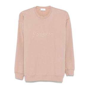 생로랑 로고 자수 크루넥 코튼 스웨터 802001 Y36SW9950