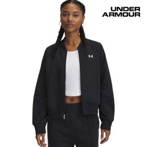 [언더아머(백)]여성 UA 라이벌 플리스 봄버 풀 집업 자켓 6005519-001