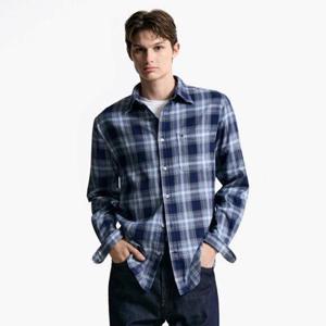 [타미힐피거 남성] 소프트 글렌 체크 셔츠 T12F7WSH520MT10MT