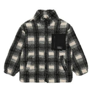 [소이]남아 체크 양털 플리스 점퍼 21W0107_BK