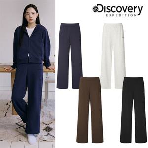 디스커버리 25FW 신상/여성/면혼방/기능소재/스트링조절/와이드핏/소로나웜 워싱 트레이닝 세미와이드 팬츠 DWTP41054