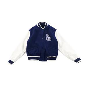 MLB 여성 울 소매배색 크롭 바시티자켓 3FJPV0134-07NYS