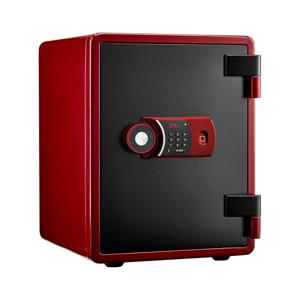 선일금고 NEW YES-031DF 레드 친절한 음성안내 지문인식 내화금고