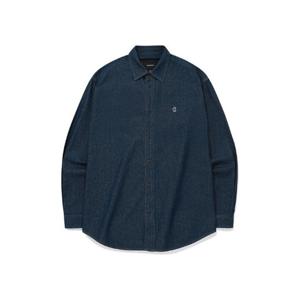 커버낫자켓 JQS CO2403SH03-IN 세미 오버핏 워싱 데님 셔츠 인디고