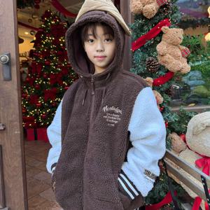 [오션스카이]남아 보아 배색 후드집업-EFJB4323D08