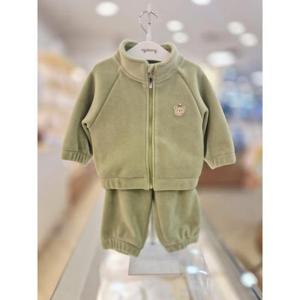 아가방 세이브존03 아가방 그린 플리스 집업 상하세트 AG01S753008A