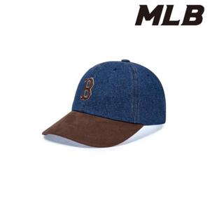 MLB (3ACPB125N-43NYS) 데님 스웨이드 언스트럭쳐 볼캡