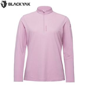 블랙야크 여성 겨울 아웃도어 등산 긴팔티셔츠 마헨 기모 집업 긴팔티2 1BYZTWU5021P