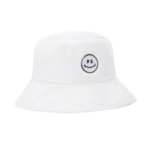 파리게이츠골프모자 NQC 521D4CPA01_WH 여성 스마일 소프트 퍼 버킷햇