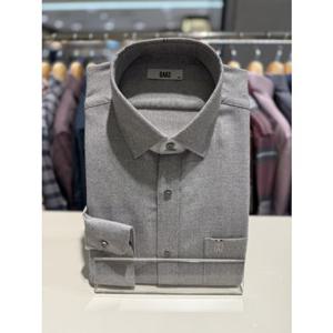 닥스셔츠 일반핏 마이크로 솔리드 패턴 기모 긴소매 (DLW1SHDL122W1)