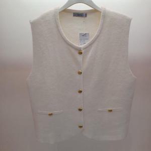 Destijl HC06 크롭 따뜻한 느낌 라운드 깔끔한 무지 앞오픈 조끼 D2541vt03I