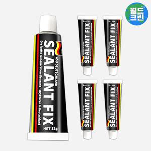 월드크린 실란트 픽스 12g 5개 다용도 강력 에폭시 순간 접착제 고정 만능 본드