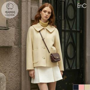 [ENC] 핸드메이드 골드버튼 스티치코트 (ENJH34T51A)