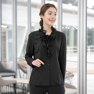 [모슬린]엄마옷 셔링 라운드 블라우스 515FGH052 마담/중년여성/