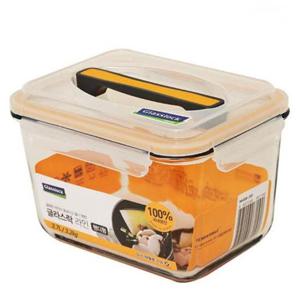 글라스락 라인 유리 밀폐용기 핸디형3.7L 김치통 반찬통 냉장고 정리 보관