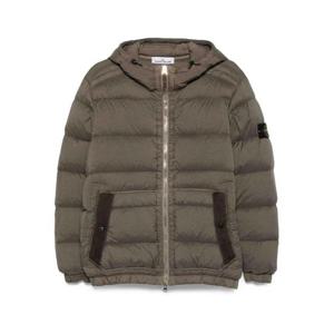 스톤 아일랜드 심리스 터널 나일론 다운 TC 후드 다운 숏패딩 K2