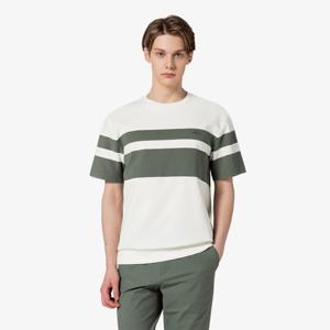 [라코스테공식] 남성 오버핏 밀라노 체스트 스트라이프 티셔츠 TH653E-55G BMY